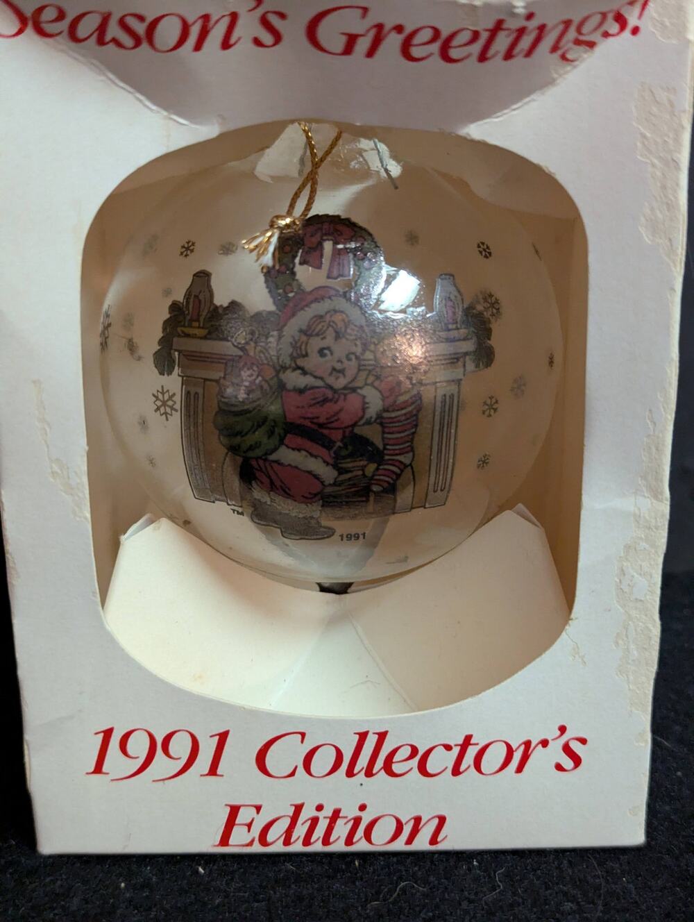 Vintage 1991 Campbell's Kids Collector's Edition Christmas Ornament